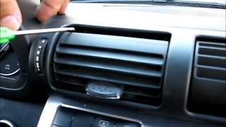 How to Remove Radio  Navigation  CD Changer from Mercedes C class 2005 for Repair [upl. by Jovita]