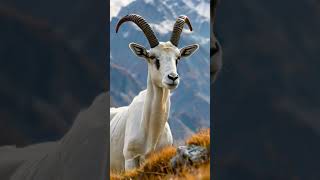 Addax In Mountains addax animal wildlife mountain ai aiinsights shorts ytshorts [upl. by Katrina]