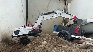 tractopelle RC pro amewi excavator Martinique [upl. by Esialb]