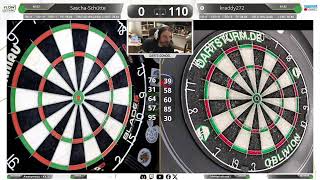 Online Darts FINALE Flowliga Cashout blau BO9 kraddy272  Sascha Schütte [upl. by Donella780]