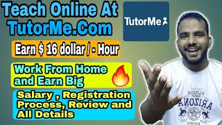 TutorMe  How to Register On Tutorme  Earn by Online Teaching [upl. by Irbua]