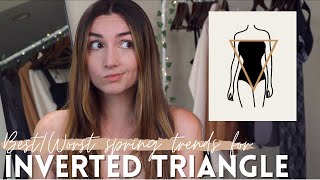 BEST AND WORST FASHION TRENDS FOR INVERTED TRIANGLES  inverted triangle body shape clothes [upl. by Hebrew]