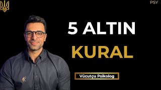 Mental Sağlığı Korumak İçin 5 Altın Kural [upl. by Yrolam569]