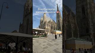 Stephansplatz Vienna Austria stephansplatz Stephansdom vienna austria viennacity viennatoday [upl. by Izogn]