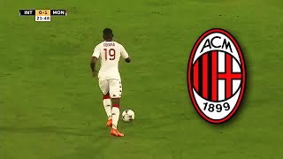 Fofana vs Inter Milan  WELCOME TO AC MILAN  All Skills🎯🔴 [upl. by Aniakudo]