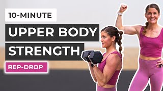 10Minute Upper Body Workout for Women RepDrop [upl. by Ronna]