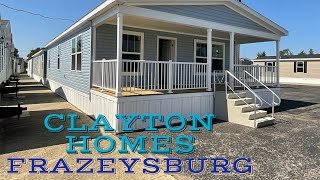 SunRise Porch Model Finished Drywall MODULAR Available Clayton Homes Frazeysburg David Daniels [upl. by Ahsitil510]