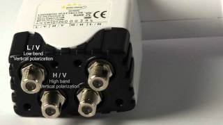 How to connect a Quatro LNB to Terra multiswitch [upl. by Pilar326]