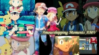 Amourshipping Moments AMV  Ash Serena Kiss  Pokémon HD [upl. by Mungovan773]