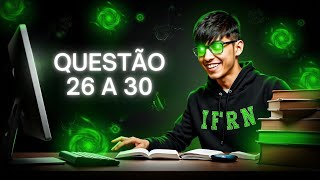 Resolução da Prova de Matemática IFRN Exame de Seleção 2025 Parte II [upl. by Larissa177]