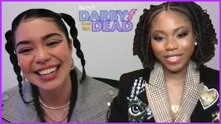 Riele Downs amp Aulii Cravalho Darby and the Dead Interview Hulu [upl. by Eislrahc]