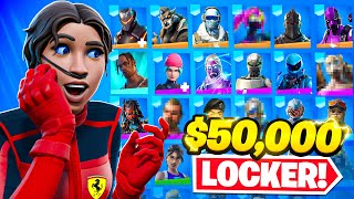 My 50000 Fortnite Locker Tour Chapter 5 [upl. by Sears277]