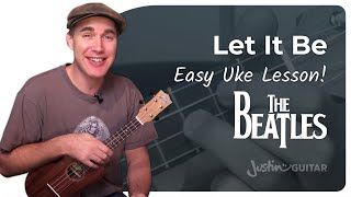 Let It Be  EASY Ukulele Lesson  The Beatles [upl. by Sleinad44]