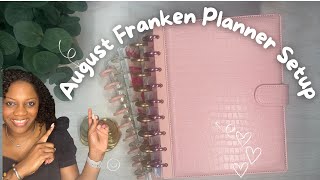 AUGUST PLANNER SETUP  THE HAPPY PLANNER CLASSIC  FRANKENPLANNER LIVE LOVE POSH  PLANNER RESET [upl. by Jablon624]