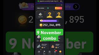 Zen coin daily combo Today 9 November  Zen coin combo cards zencoin combo [upl. by Legnalos669]