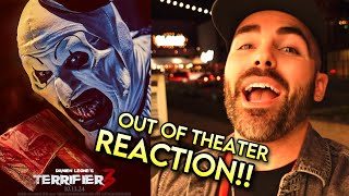 TERRIFIER 3 Out of the Theater REACTION 2024  Fantastic Fest [upl. by Sprague]