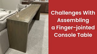 DIY Console Table Assembly  IG Stories [upl. by Sanford]