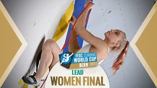 🔥IFSC LEAD Womens Final World Cup Bern 2023 [upl. by Fabien381]