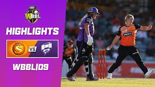 Perth Scorchers v Hobart Hurricanes  WBBL09 [upl. by Enerehs]