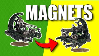 How to magnetise a Necron AnnihilationCommand Barge [upl. by Eintrok]