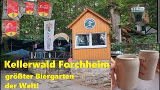 Forchheimer Kellerwald  größter Biergarten der Welt [upl. by Adanar]