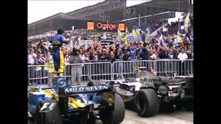 Fernando Alonso Wins the 2005 F1 World Title [upl. by Ahtamat7]