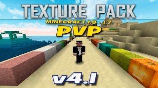 RESOURCE PACK 41  MINECRAFT 18  TEXTURE PACK PVP  HeberonYT [upl. by Neetsyrk]