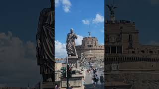 SantAngelo castle vatican saint angelo castle foryou shorts rometravelvlog romeitlay [upl. by Phila920]