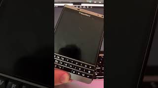 Blackberry Passport 2024 with AI Follow at patreon sw7ft [upl. by Haramat]