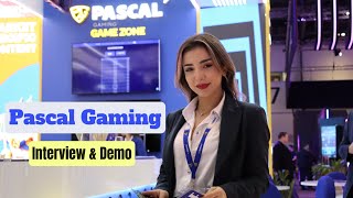 Pascal Gaming interview and game demo at ICE London 2024 [upl. by Brackett]