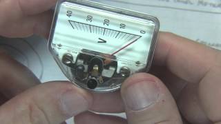 235 Basics of Analog Panel Meters  Analog meter movements  DArsonval [upl. by Auqenwahs196]