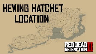 Red Dead Redemption 2  Hewing Hatchet Map Location RDR2 [upl. by Esineg647]