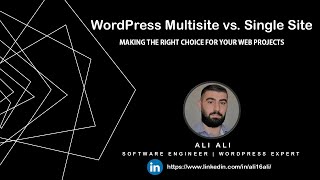 📊 WordPress Multisite vs Single Site Making the Right Choice for Your Web Projects [upl. by Maeve]