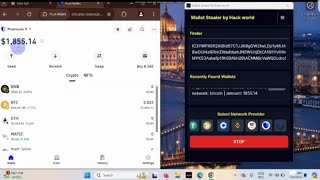 brute force wallet checker wallet stealer wallet finder [upl. by Monarski]