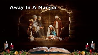 AWAY IN A MANGER  Instrumental with Lyrics  Christmas Carol [upl. by Reggi]