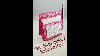 Tutorial TischkalenderNotizhalter [upl. by Gillette]