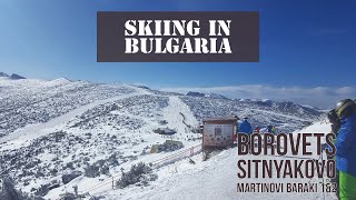 Skiing in Bulgaria  Sitnyakovo 3 Martinovi Baraki 1amp2 Borovets Samokov [upl. by Knick]