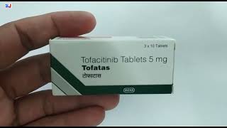 Tofatas Tablet  Tofacitinib 5 mg Tablet Uses  Tofatas tablet Uses Side effects Dosage Review Hindi [upl. by Ailana]