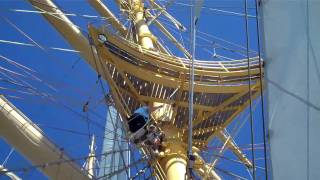 The Royal Clipper Climbing to the Crows Nest [upl. by Tommi]