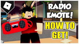 How to get the RADIO EMOTE in FUNKY FRIDAY ROBLOX [upl. by Soo]