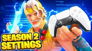 NEW Best Season 2 Controller Settings  Sensitivity PS4PS5XboxPC [upl. by Suirada617]