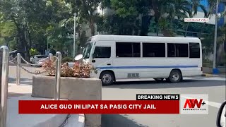 BREAKING NEWS Alice Guo inilipat sa Pasig City Jail [upl. by Rehtae]