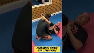 Jiu Jitsu Basics 101  Double Arm Bar From Closed Guard [upl. by Eisset]