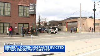 Migrants evicted from 3 shelters across Chicago families with children allowed longer stay [upl. by Orling]