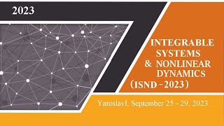 INTEGRABLE SYSTEMS amp NONLINEAR DYNAMICS  Day 3 [upl. by Ahders]