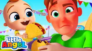 Flavour Song With Baby John  Kids Songs amp Nursery Rhymes By Little Angel [upl. by Fleurette227]