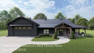 EXCLUSIVE BARNDOMINIUM HOUSE PLAN 503200141 WITH INTERIOR [upl. by Airdnna]