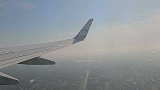 NL2409 taking off Amsterdam Schiphol Airport to Budapest seat 21J B737700 Holland noon time 18 [upl. by Sedecrem86]