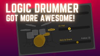 Amazing Logic Drummer Update [upl. by Westbrooke]