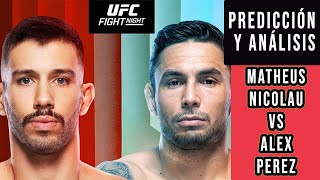 UFC Fight Night Nicolau vs Perez  Predicciones Cartelera Completa  UFC Vegas 91 [upl. by Deeas]